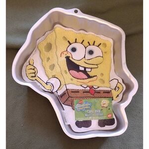 Wilton New Cake Pan SpongeBob Squarepants 2105-5130 Nickel odeon Cartoon Charac